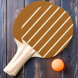 Raquete De Ping Pong Listras e Sólido de Areia Queimada