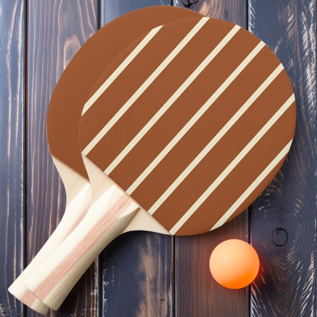 Raquete De Ping Pong Listras e Sólido do Deserto Sol  (Criador carregado)