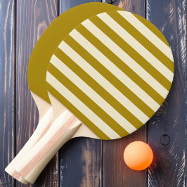 Raquete De Ping Pong Listras e Sólido Polo Desert Sage