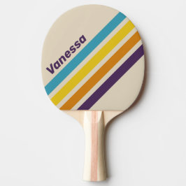 Raquete De Ping Pong Listras em Angulo Arco-íris com Poeira de Ameixa c