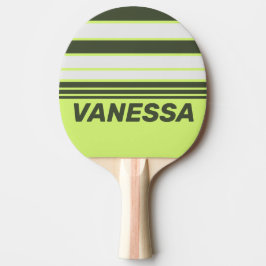 Raquete De Ping Pong Listras Horizontais com Desvanecimento Retro com N