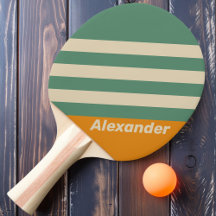 Listras Laranja Esporte Vintage com Nome