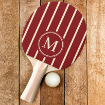 Listras Monogram em Cor Cranberry Profundo