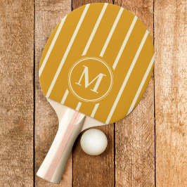 Raquete De Ping Pong Listras Monogramáticas Cor Borboleta Queimada