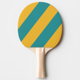 Raquete De Ping Pong Listras Negritas do Nascer do Sol de Conchas Marin