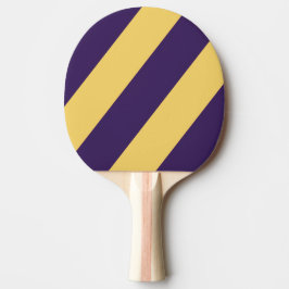 Raquete De Ping Pong Listras Negritas Retro Surf Pôr do Sol