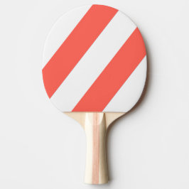 Raquete De Ping Pong Listras Ousadas Céu Azul Claro Retro