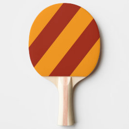 Raquete De Ping Pong Listras Ousadas com Salpico Retro Escuro Turquesa