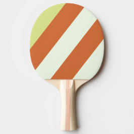 Raquete De Ping Pong Listras Ousadas de Cacto do Deserto Retro