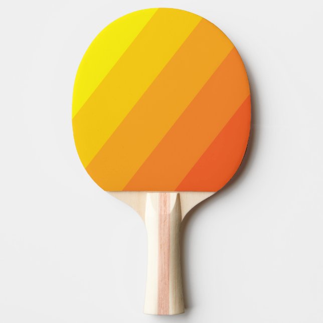 Raquete De Ping Pong Listras Ousadas do Mar Explosão Solar (Frente)
