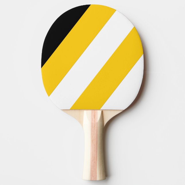 Raquete De Ping Pong Listras Ousadas Nostálgicas do Bumblebee (Frente)