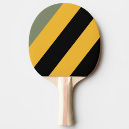 Raquete De Ping Pong Listras Ousadas Olive Nightlight