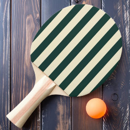 Raquete De Ping Pong Listras Polo na cor Verde Salvia