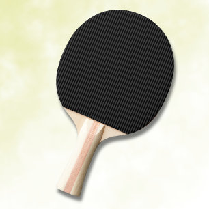 Raquete De Ping Pong Listras Verticais Finas Pretas e Fumaça