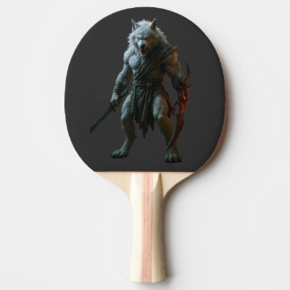 Raquete De Ping Pong Lobisomem Ártico