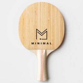 Raquete De Ping Pong Logotipo comercial personalizado Leve Madeira Desi