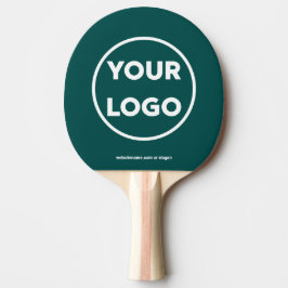 Raquete De Ping Pong Logotipo de empresa personalizado Logotipo de site