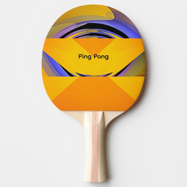 Raquete De Ping Pong Logotipo de Ping Pong (Frente)