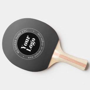 Raquete De Ping Pong Logotipo ou Design da sua empresa e texto editável