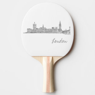 Raquete De Ping Pong London Big Ben Excelente Arquitetura Britânica