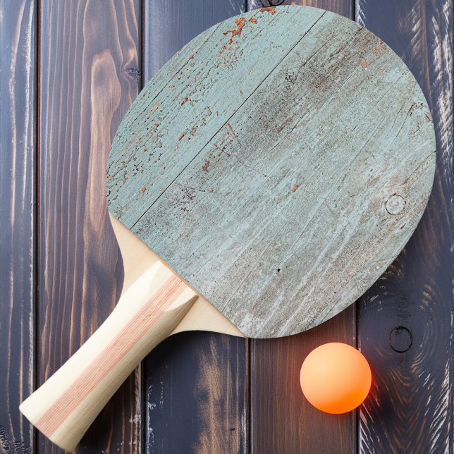 Raquete De Ping Pong Madeira Azul Pintada (Criador carregado)