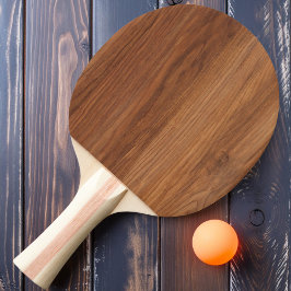 Raquete De Ping Pong Madeira de Carvalho Vermelho
