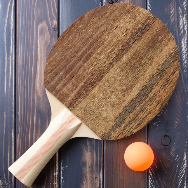 Raquete De Ping Pong Madeira de Cedro Bruta (Criador carregado)