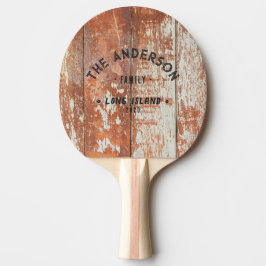 Raquete De Ping Pong Madeira de Celeiro Usada Nome de Família à Beira-M