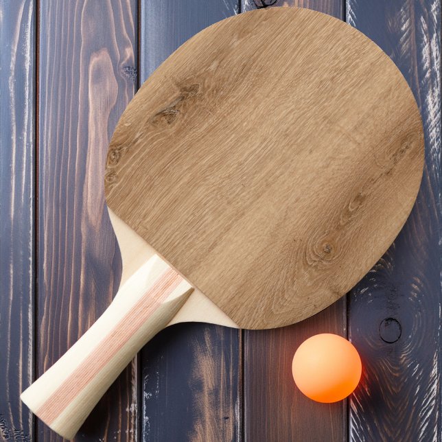 Raquete De Ping Pong Madeira de Teca Leve (Criador carregado)