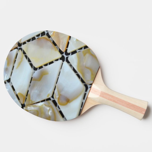 Raquete De Ping Pong Mãe de Pearl Design (Lateral do verso)