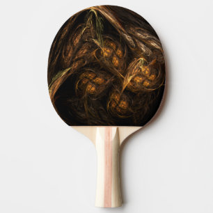 Raquete De Ping Pong Mãe Terra Abstrato de Arte