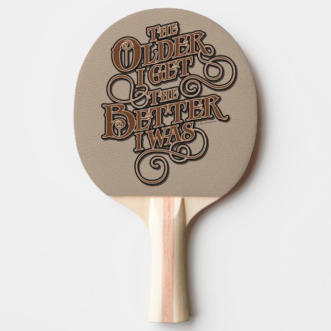 Raquete De Ping Pong Mais Velho Melhor (Frente)