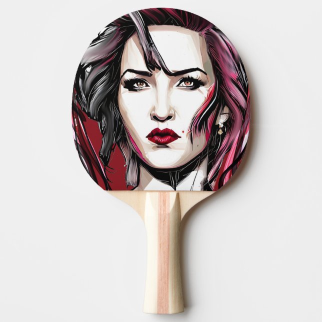 Raquete De Ping Pong Maldita Mulher (Frente)