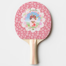 Raquete De Ping Pong Maneki Neko Lucky Luna