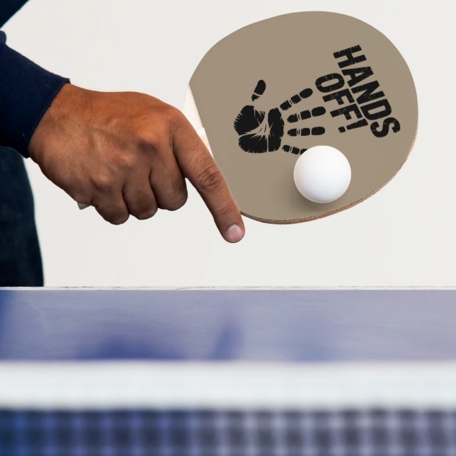 Raquete De Ping Pong Mãos para fora do meu país Meu corpo se medica pol (Insitu)