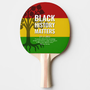 Raquete De Ping Pong MARCUS GARVEY Black History