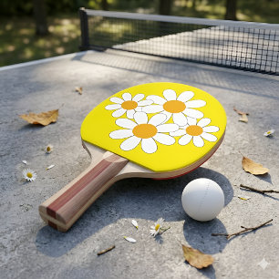 Raquete De Ping Pong Margarida Brilhante e Ousada