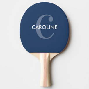 Raquete De Ping Pong Marinho inicial clássico simples moderno azul