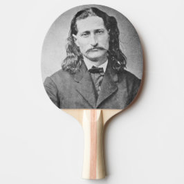 Raquete De Ping Pong Marshal Wild Bill Hickok Old West Guncater
