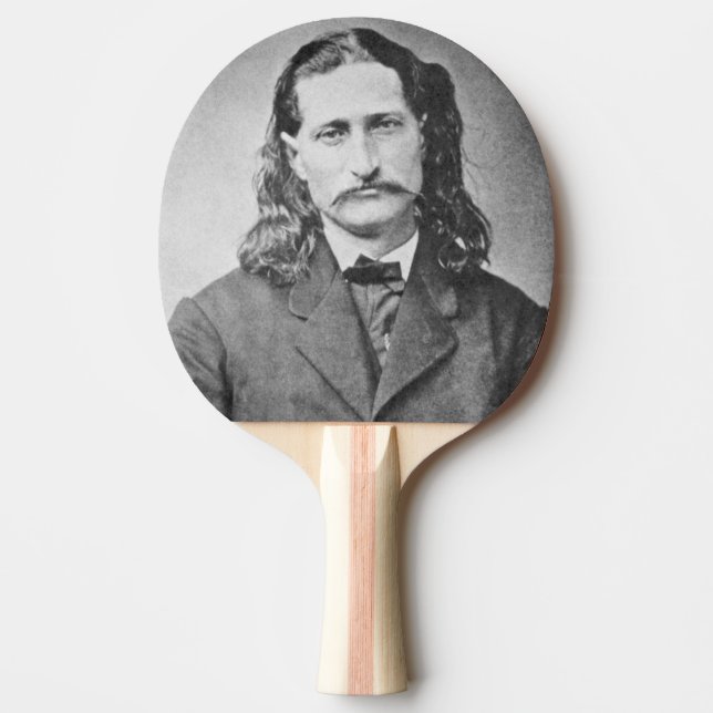 Raquete De Ping Pong Marshal Wild Bill Hickok Old West Guncater (Frente)
