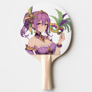 Raquete De Ping Pong Máscara Anime Mardi Gras