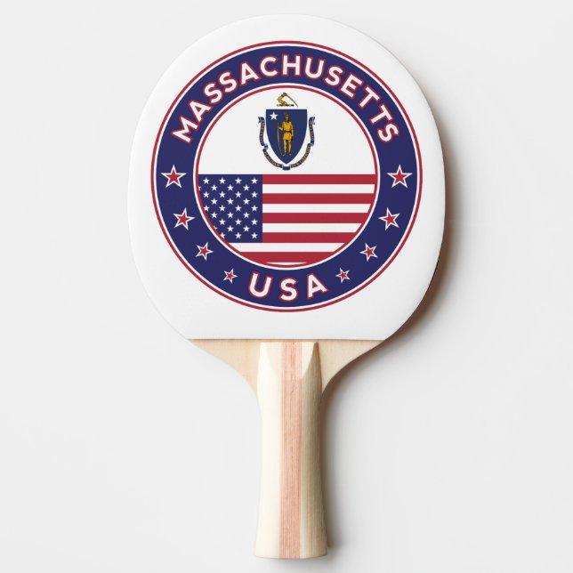 Raquete De Ping Pong Massachusetts (Frente)