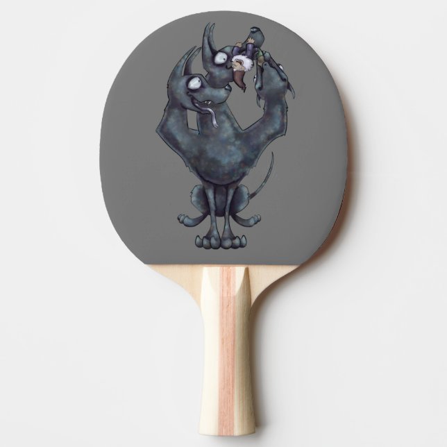 Raquete De Ping Pong Mastigar Toy (Frente)