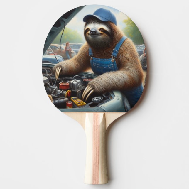 Raquete De Ping Pong Mecânica da prega (Frente)