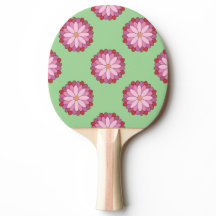 Medalhão Verde-Asiático Pastel Rosa Floral