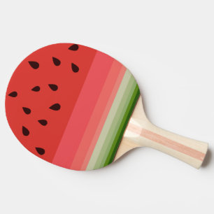 Raquete De Ping Pong Melancia Deliciosa E Suculenta Com Design De Semen