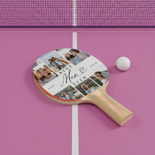 Raquete De Ping Pong Melhor Colagem de Fotos do Dia de as mães 6 do Scr