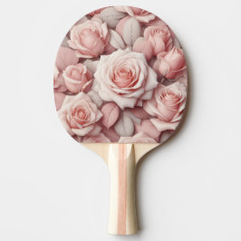 Raquete De Ping Pong Melhor em Rosas Rosadas