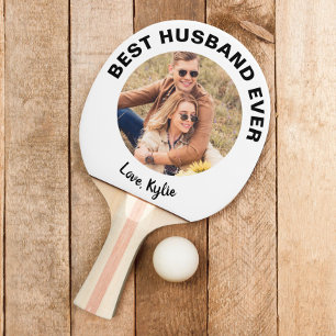 Raquete De Ping Pong Melhor Marido de Todos Os Dias Personalizada