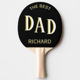 Raquete De Ping Pong Melhor nome de duas cores do Pai